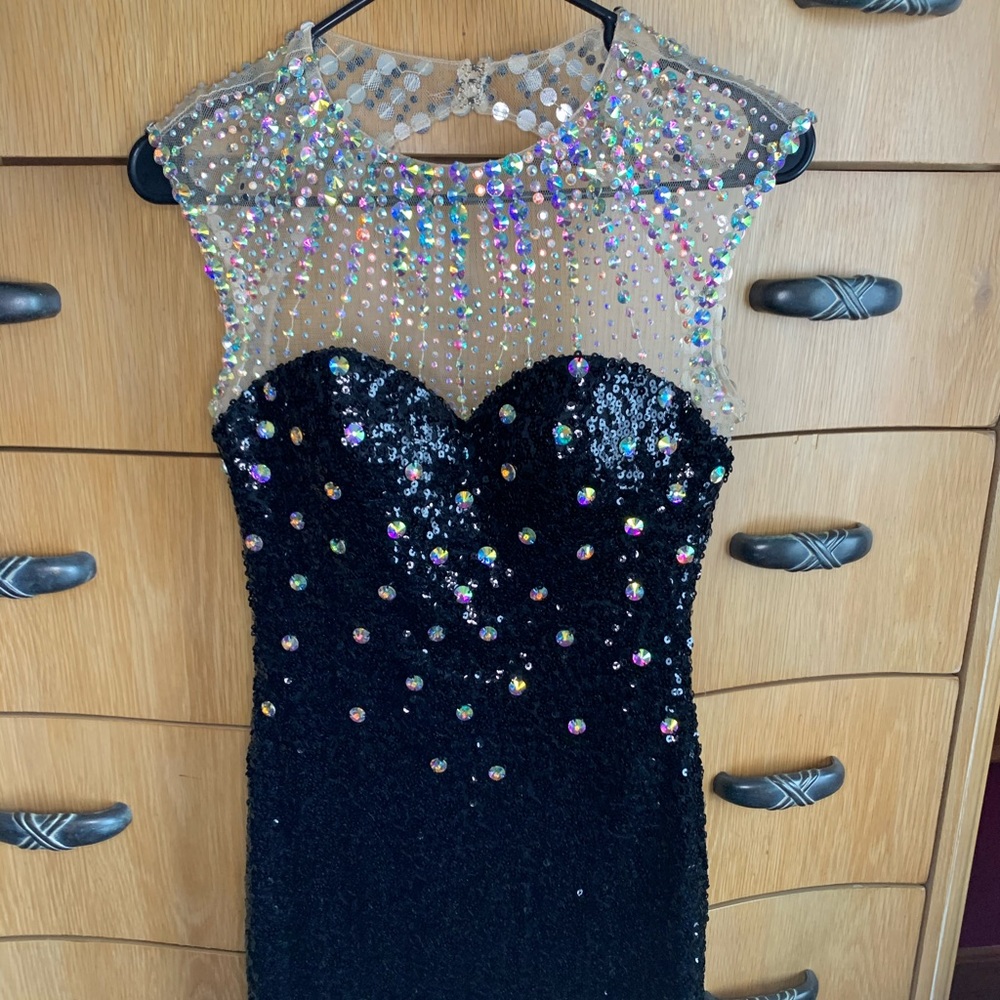 Black cocktail/ pageant dress 🤍